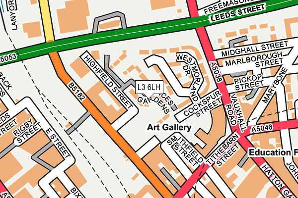 L3 6LH map - OS OpenMap – Local (Ordnance Survey) L3 6LH map - OS OpenMap – Local (Ordnance Survey)