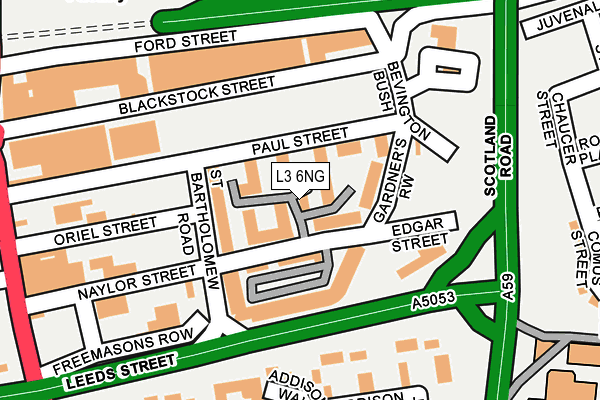 L3 6NG map - OS OpenMap – Local (Ordnance Survey) L3 6NG map - OS OpenMap – Local (Ordnance Survey)
