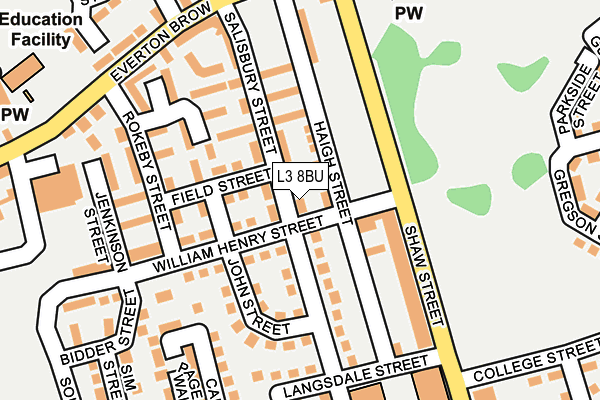 L3 8BU map - OS OpenMap – Local (Ordnance Survey) L3 8BU map - OS OpenMap – Local (Ordnance Survey)