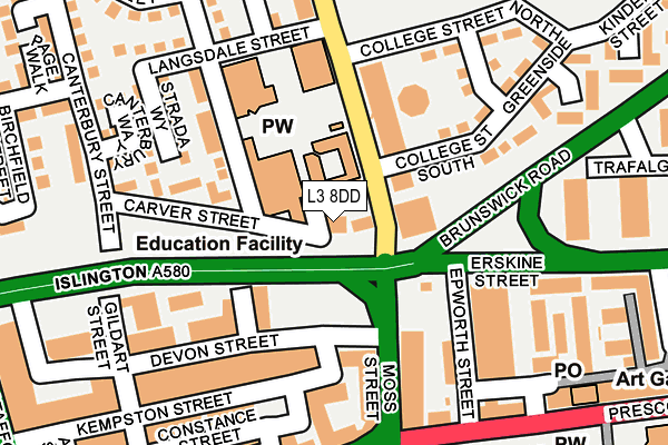 L3 8DD map - OS OpenMap – Local (Ordnance Survey) L3 8DD map - OS OpenMap – Local (Ordnance Survey)