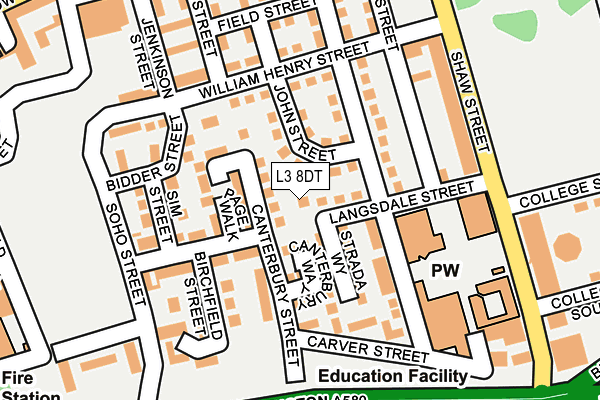 L3 8DT map - OS OpenMap – Local (Ordnance Survey) L3 8DT map - OS OpenMap – Local (Ordnance Survey)