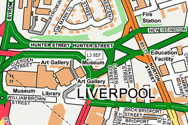 L3 8EF map - OS OpenMap – Local (Ordnance Survey) L3 8EF map - OS OpenMap – Local (Ordnance Survey)