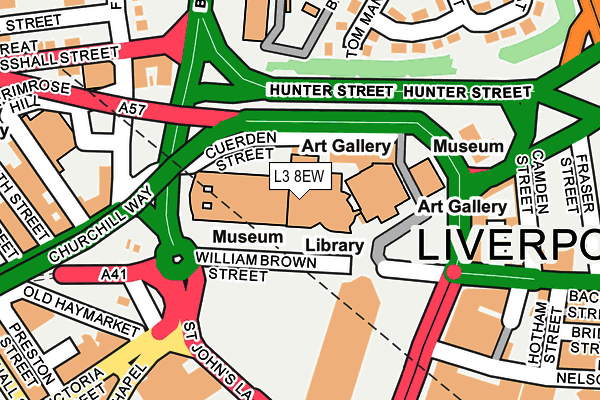 L3 8EW map - OS OpenMap – Local (Ordnance Survey) L3 8EW map - OS OpenMap – Local (Ordnance Survey)