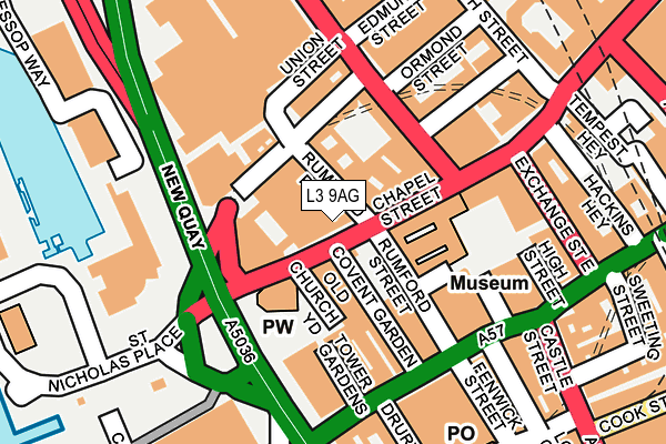 L3 9AG map - OS OpenMap – Local (Ordnance Survey) L3 9AG map - OS OpenMap – Local (Ordnance Survey)