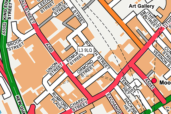 L3 9LQ map - OS OpenMap – Local (Ordnance Survey) L3 9LQ map - OS OpenMap – Local (Ordnance Survey)