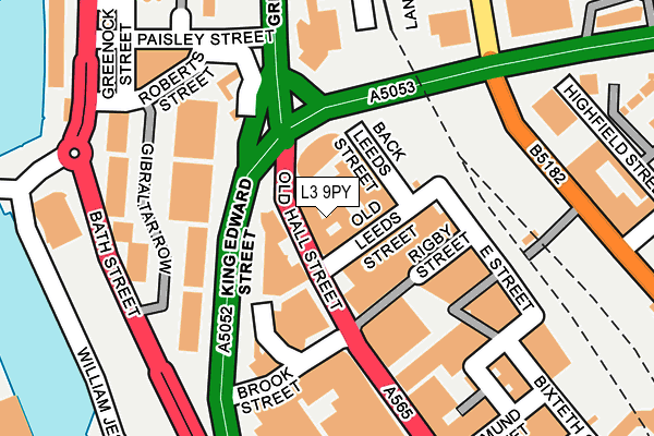 L3 9PY map - OS OpenMap – Local (Ordnance Survey) L3 9PY map - OS OpenMap – Local (Ordnance Survey)