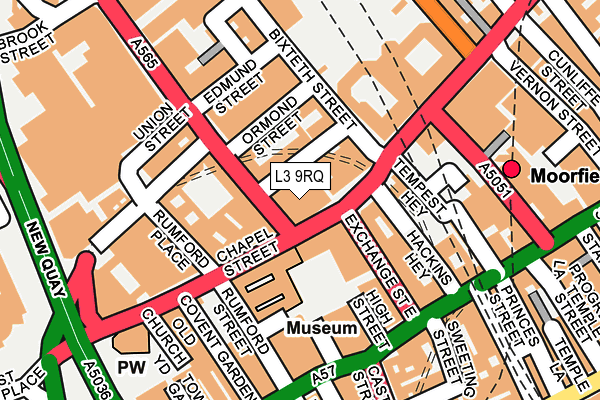 L3 9RQ map - OS OpenMap – Local (Ordnance Survey) L3 9RQ map - OS OpenMap – Local (Ordnance Survey)