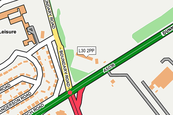 L30 2PP map - OS OpenMap – Local (Ordnance Survey) L30 2PP map - OS OpenMap – Local (Ordnance Survey)