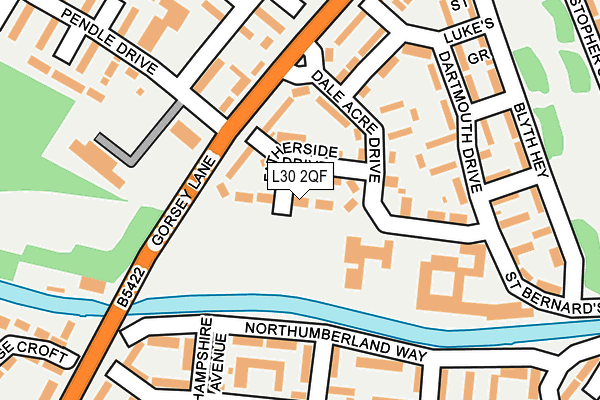 L30 2QF map - OS OpenMap – Local (Ordnance Survey) L30 2QF map - OS OpenMap – Local (Ordnance Survey)