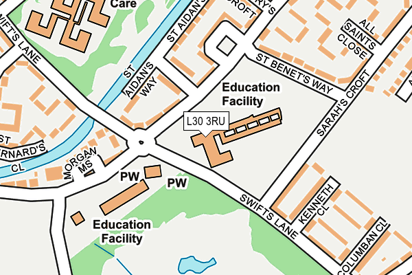 L30 3RU map - OS OpenMap – Local (Ordnance Survey) L30 3RU map - OS OpenMap – Local (Ordnance Survey)