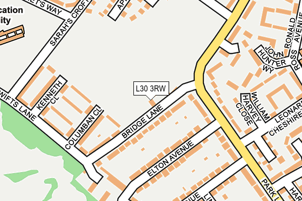 L30 3RW map - OS OpenMap – Local (Ordnance Survey) L30 3RW map - OS OpenMap – Local (Ordnance Survey)