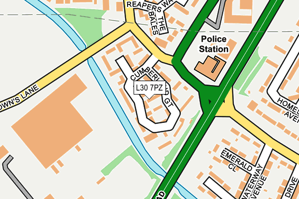 L30 7PZ map - OS OpenMap – Local (Ordnance Survey) L30 7PZ map - OS OpenMap – Local (Ordnance Survey)
