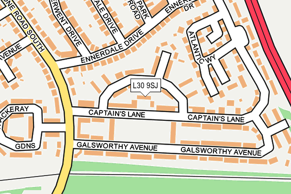 L30 9SJ map - OS OpenMap – Local (Ordnance Survey) L30 9SJ map - OS OpenMap – Local (Ordnance Survey)