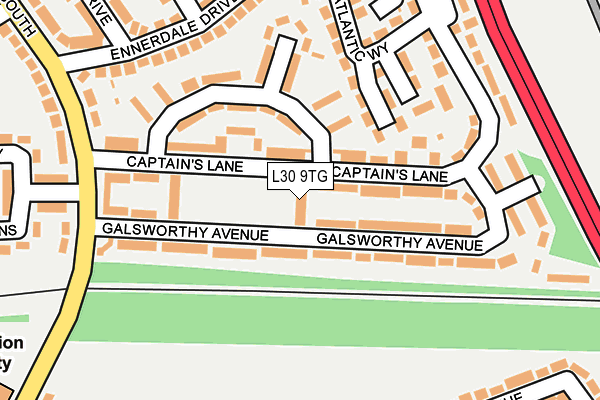 L30 9TG map - OS OpenMap – Local (Ordnance Survey) L30 9TG map - OS OpenMap – Local (Ordnance Survey)