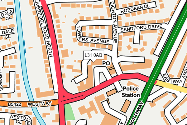 L31 0AQ map - OS OpenMap – Local (Ordnance Survey) L31 0AQ map - OS OpenMap – Local (Ordnance Survey)