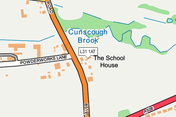 L31 1AT map - OS OpenMap – Local (Ordnance Survey) L31 1AT map - OS OpenMap – Local (Ordnance Survey)