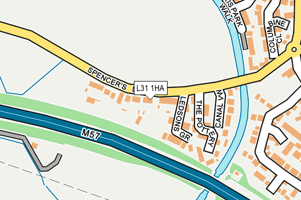 L31 1HA map - OS OpenMap – Local (Ordnance Survey) L31 1HA map - OS OpenMap – Local (Ordnance Survey)