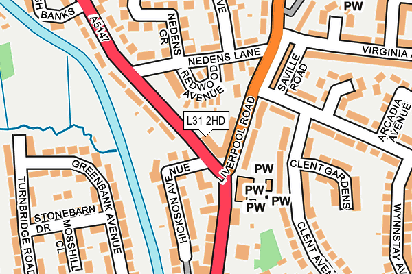 L31 2HD map - OS OpenMap – Local (Ordnance Survey) L31 2HD map - OS OpenMap – Local (Ordnance Survey)