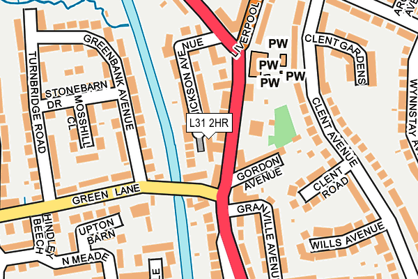 L31 2HR map - OS OpenMap – Local (Ordnance Survey) L31 2HR map - OS OpenMap – Local (Ordnance Survey)