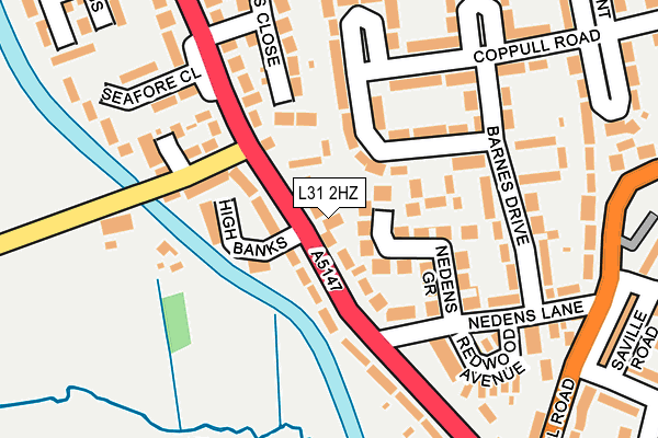 L31 2HZ map - OS OpenMap – Local (Ordnance Survey) L31 2HZ map - OS OpenMap – Local (Ordnance Survey)