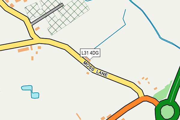 L31 4DG map - OS OpenMap – Local (Ordnance Survey) L31 4DG map - OS OpenMap – Local (Ordnance Survey)