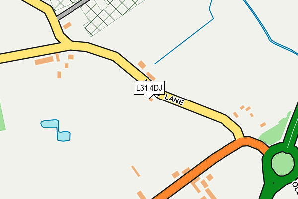 L31 4DJ map - OS OpenMap – Local (Ordnance Survey) L31 4DJ map - OS OpenMap – Local (Ordnance Survey)