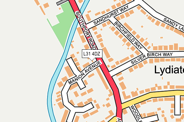 L31 4DZ map - OS OpenMap – Local (Ordnance Survey) L31 4DZ map - OS OpenMap – Local (Ordnance Survey)