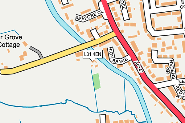 L31 4EN map - OS OpenMap – Local (Ordnance Survey) L31 4EN map - OS OpenMap – Local (Ordnance Survey)