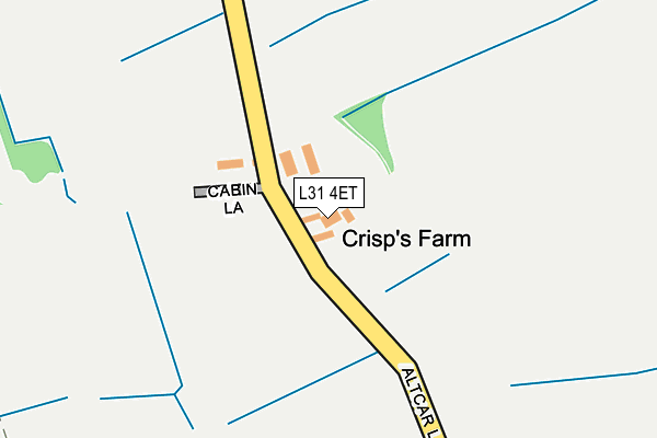 L31 4ET map - OS OpenMap – Local (Ordnance Survey) L31 4ET map - OS OpenMap – Local (Ordnance Survey)