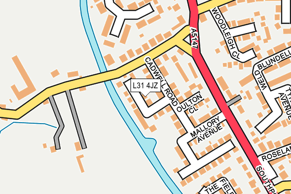 L31 4JZ map - OS OpenMap – Local (Ordnance Survey) L31 4JZ map - OS OpenMap – Local (Ordnance Survey)