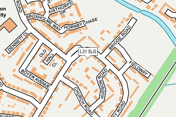 L31 5LG map - OS OpenMap – Local (Ordnance Survey) L31 5LG map - OS OpenMap – Local (Ordnance Survey)