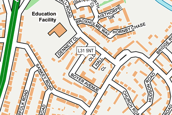 L31 5NT map - OS OpenMap – Local (Ordnance Survey) L31 5NT map - OS OpenMap – Local (Ordnance Survey)