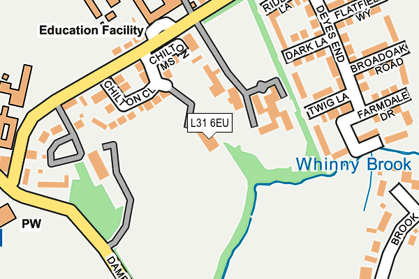 L31 6EU map - OS OpenMap – Local (Ordnance Survey) L31 6EU map - OS OpenMap – Local (Ordnance Survey)