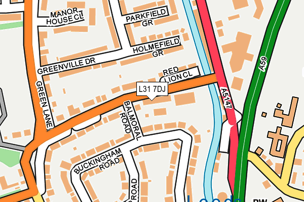 L31 7DJ map - OS OpenMap – Local (Ordnance Survey) L31 7DJ map - OS OpenMap – Local (Ordnance Survey)