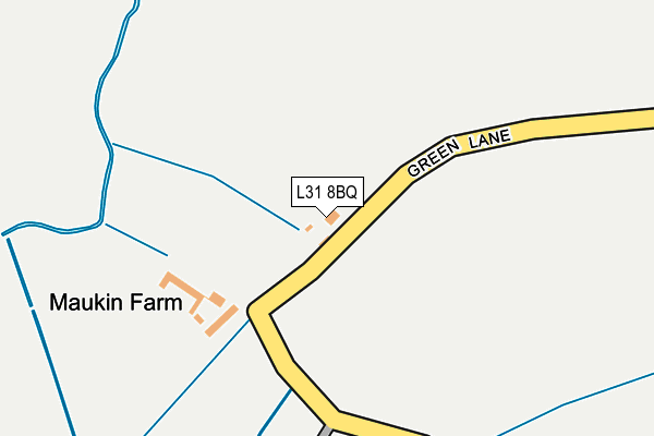L31 8BQ map - OS OpenMap – Local (Ordnance Survey) L31 8BQ map - OS OpenMap – Local (Ordnance Survey)