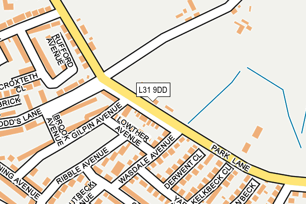 L31 9DD map - OS OpenMap – Local (Ordnance Survey) L31 9DD map - OS OpenMap – Local (Ordnance Survey)