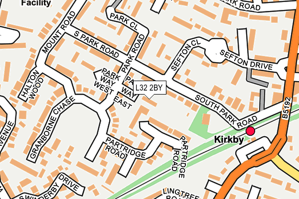 L32 2BY map - OS OpenMap – Local (Ordnance Survey) L32 2BY map - OS OpenMap – Local (Ordnance Survey)