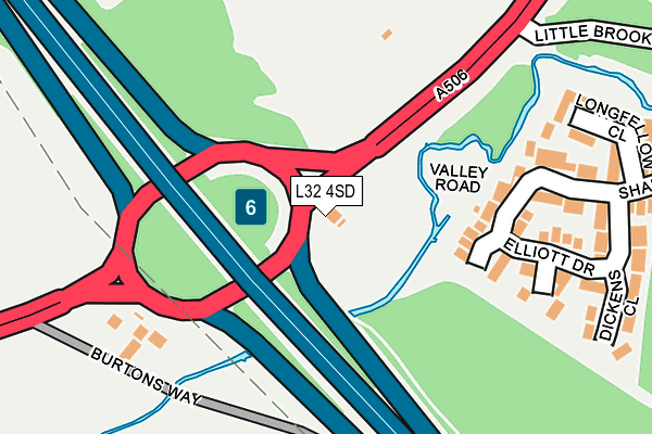 L32 4SD map - OS OpenMap – Local (Ordnance Survey) L32 4SD map - OS OpenMap – Local (Ordnance Survey)