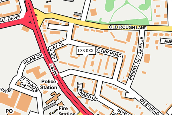 L33 0XX map - OS OpenMap – Local (Ordnance Survey) L33 0XX map - OS OpenMap – Local (Ordnance Survey)