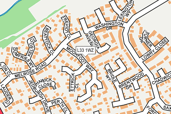 L33 1WZ map - OS OpenMap – Local (Ordnance Survey) L33 1WZ map - OS OpenMap – Local (Ordnance Survey)
