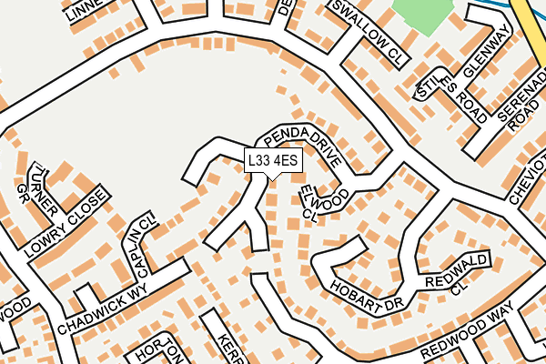 L33 4ES map - OS OpenMap – Local (Ordnance Survey) L33 4ES map - OS OpenMap – Local (Ordnance Survey)