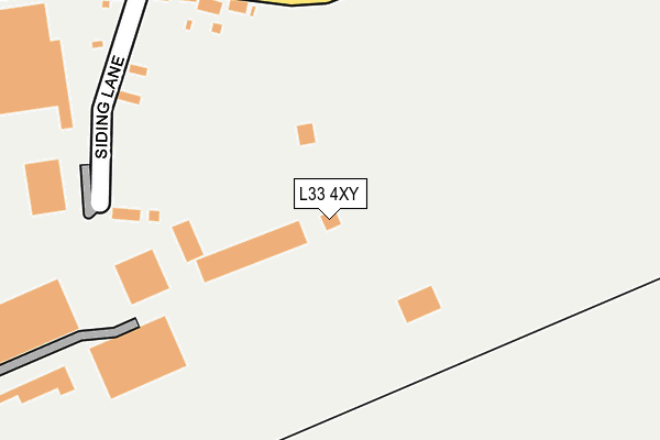 L33 4XY map - OS OpenMap – Local (Ordnance Survey) L33 4XY map - OS OpenMap – Local (Ordnance Survey)