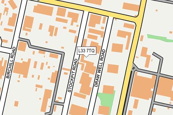 L33 7TQ map - OS OpenMap – Local (Ordnance Survey) L33 7TQ map - OS OpenMap – Local (Ordnance Survey)