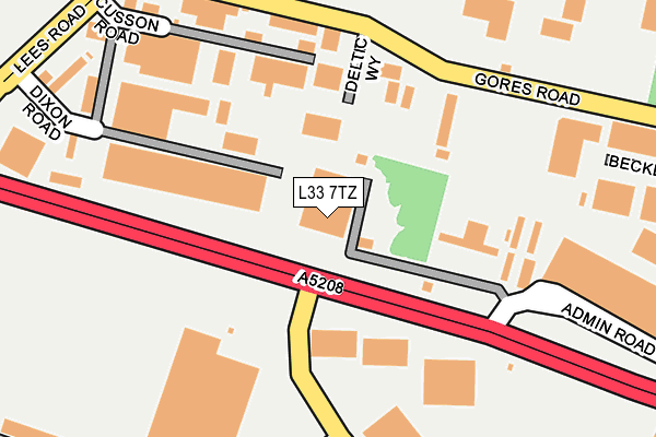 L33 7TZ map - OS OpenMap – Local (Ordnance Survey) L33 7TZ map - OS OpenMap – Local (Ordnance Survey)
