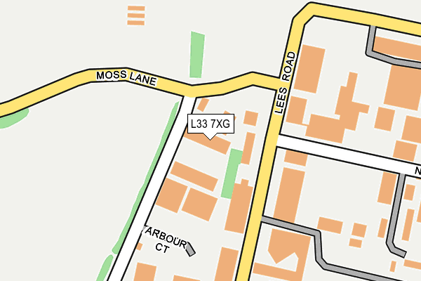 L33 7XG map - OS OpenMap – Local (Ordnance Survey) L33 7XG map - OS OpenMap – Local (Ordnance Survey)
