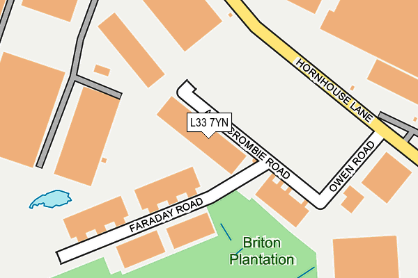 L33 7YN map - OS OpenMap – Local (Ordnance Survey) L33 7YN map - OS OpenMap – Local (Ordnance Survey)