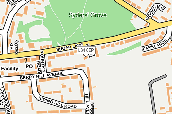 L34 0EP map - OS OpenMap – Local (Ordnance Survey) L34 0EP map - OS OpenMap – Local (Ordnance Survey)