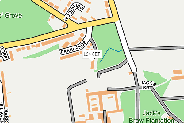 L34 0ET map - OS OpenMap – Local (Ordnance Survey) L34 0ET map - OS OpenMap – Local (Ordnance Survey)