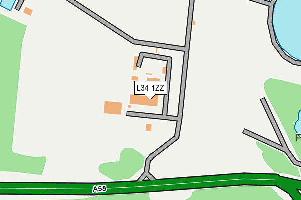 L34 1ZZ map - OS OpenMap – Local (Ordnance Survey) L34 1ZZ map - OS OpenMap – Local (Ordnance Survey)