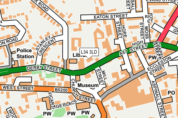 L34 3LD map - OS OpenMap – Local (Ordnance Survey) L34 3LD map - OS OpenMap – Local (Ordnance Survey)